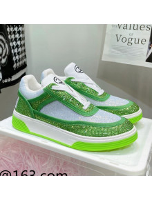 Chanel Crystal Sneakers Grass Green 2021