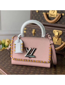 Louis Vuitton Twist MM Braided Bag in Epi Leather M57318 Pink 2021