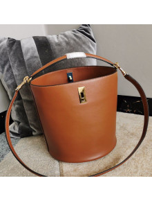 Celine Bucket 16 Bag in Smooth Calfskin Brown 2021