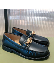 Gucci Leather Loafer Flat with Bamboo Horsebit Black 2021