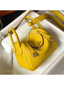 Hermes Lindy Mini Bag 19CM Yellow/Gold 2020 