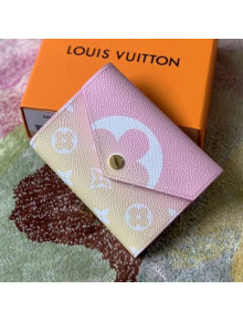 Louis Vuitton Victorine Short Wallet in Pink Gradient Monogram Canvas M80388 2021