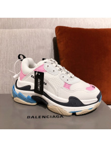 Balenciaga Triple S Sneakers White/Pink 2021 04 (For Women and Men)