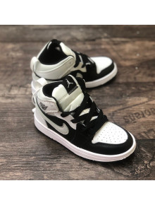 Nike Air Jordan 1 Retro High OG AJ1 Sneakers Black/White 2021(For Kids)