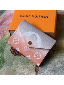 Louis Vuitton Victorine Short Wallet in Grey Gradient Monogram Canvas M80386 2021