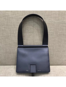 Celine Small Tab Bag in Satinated Natural Calfskin Black 2018