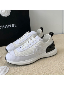 Chanel Knitwear Sneakers G38332 White 02 2021