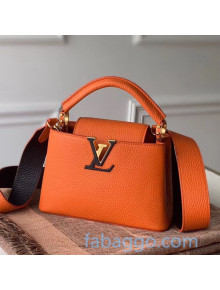 Louis Vuitton Capucines Mini Bag M56848 Orange 2020