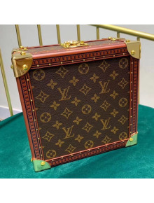 Louis Vuitton Cotteville 24 Monogram Canvas Hard Sided Suitcase Red 2019