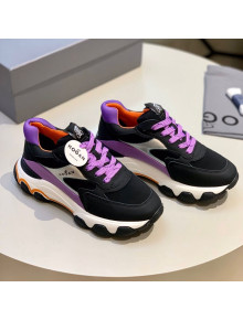Hogan Hupyactive Sneakers Black/Purple 202003