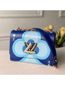 Louis Vuitton Game On Twist PM Bag in Oversized Flower Print Epi Leather M57460 Blue 2021