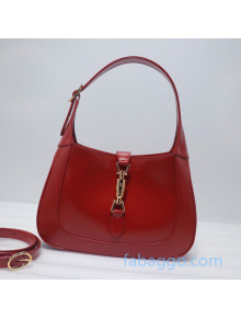 Gucci Jackie 1961 Leather Small Hobo Bag 636709 Red 2020