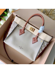 Louis Vuitton On My Side Tote Bag M53825 Light Grey 2021