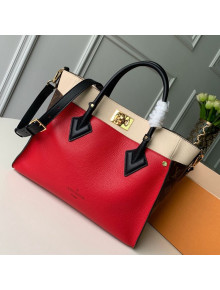 Louis Vuitton On My Side Tote Bag M53824 Pirate Red 2021