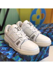 Louis Vuitton LV Trainer Sneakers 1A812O White/Grey 202007 (For Women and Men)