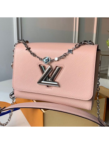 Louis Vuitton Epi Leather Flower Twist MM M55411 Pink 2019