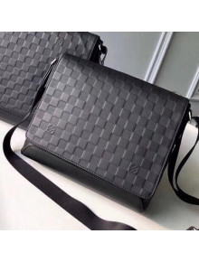 Louis Vuitton Damier Infini Cowhide Leather District PM Bag For Men Black 2018