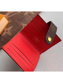 Louis Vuitton Monogram Canvas Victorinem Card Holder M66533 Red 2020