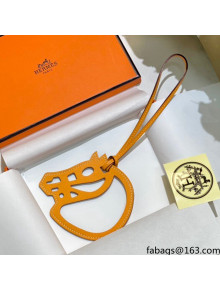 Hermes Paddock Cheval Charm Orange 2021
