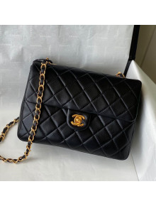 Chanel Lambskin Square Mini Flap Bag AS2308 Black 2021