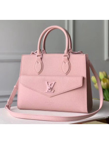 Louis Vuitton Lockme Tote PM Bag in Grainy Calfskin M55818 Pink 2020