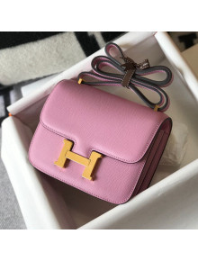 Hermes Constance Bag 18/23cm in Eosom Leather Mallow Pink/Gold 2021