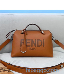 Fendi By The Way Medium Brown Leather Boston Bag 2020