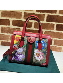 Gucci Ophidia GG Flora Small Tote Bag ‎‎547551 Red 2019
