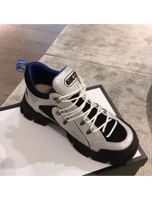 Gucci Flashtrek Sneaker Silver/Blue 2018