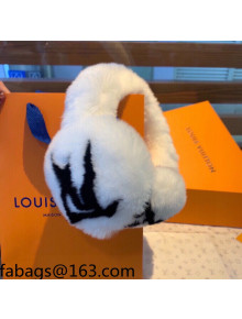 Louis Vuitton Fur Earmuff White 2021 110415