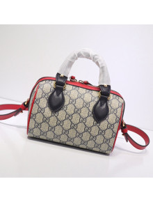 Gucci GG Canvas Mini Duffle Bag 432123 Beige/Red/Black 2021
