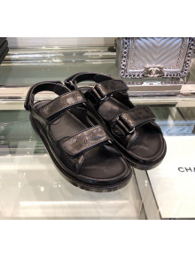 Chanel Flat Sandal G34445 Black 2019