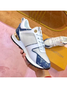 Louis Vuitton Run Away Sneaker 1A4WP1 Blue Monogram Denim/White 2019
