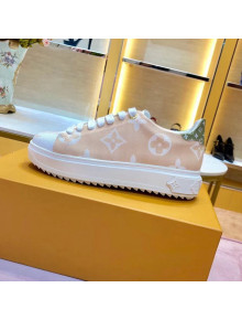 Louis Vuitton Stellar Sneaker in Monogram Flower Print Fabric Light Brown 2019