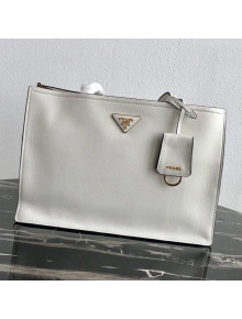 Prada Etiquette Toto Bag 1BG122 White 2019