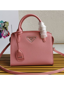 Prada Saffiano Leather Kristen Handbag 1BA297 Pink 2021