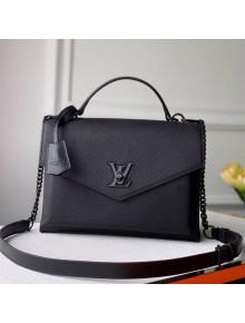 Louis Vuitton Mylockme Matte Top Handle Bag M55816 Black 2019