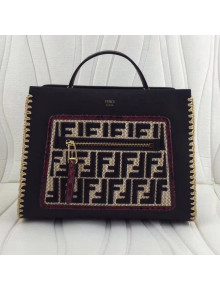 Fendi Runaway Small Bag With Exotic Details Black 2018