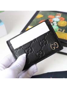 Gucci GG Leather Card Case Black 02 2021