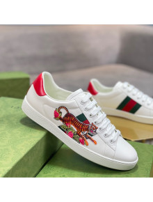 Gucci Tiger Ace Sneakers 687620 White Leather 2022 16