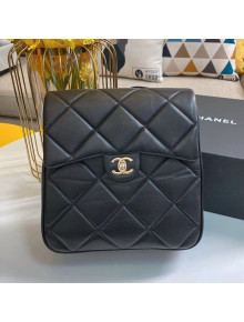 Chanel Quilted Lambskin Backpack AS1116 Black 2020