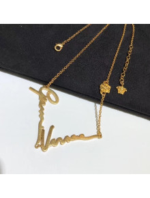 Versace GV signature necklace