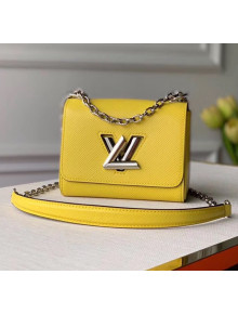 Louis Vuitton Epi Leather Twist Mini Bag M56119 Yellow 2020