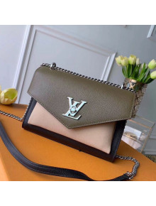 Louis Vuitton Mylockme BB Schoolbag Shaped Shoulder Bag M55522 Green/Beige/Black 2020