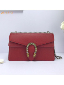 Gucci Dionysus Leather Small Shoulder Bag 400249 Red 