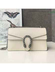 Gucci Dionysus Pig-Grained Leather Small Shoulder Bag 400249 White 