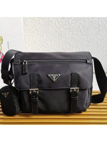 Prada Re-Nylon Shoulder Bag 1BD953 Black 2021