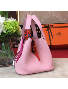 Hermes Original Togo Leather Picotin Lock PM/MM Bag Pink