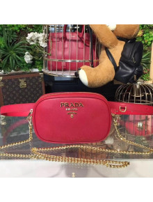Prada Saffiano Leather Belt bag 1BL007 Red 2018