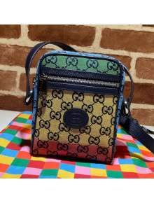 Gucci GG Multicolour Canvas Mini Bag ‎658659 2021